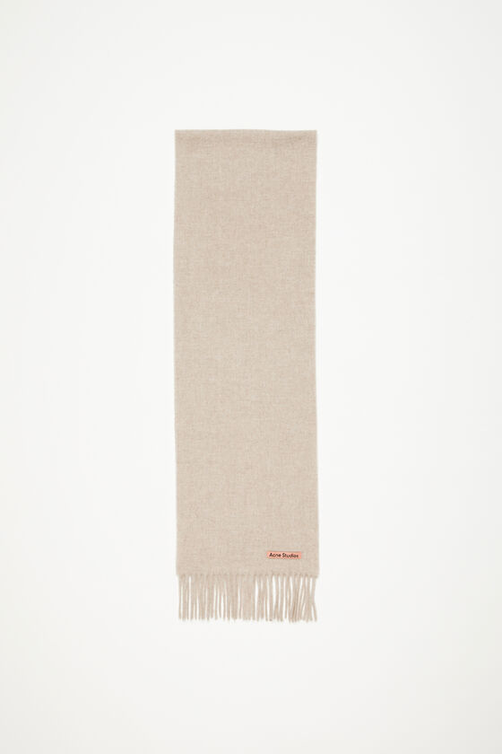 (image for) User-Friendly Fringe wool scarf - skinny